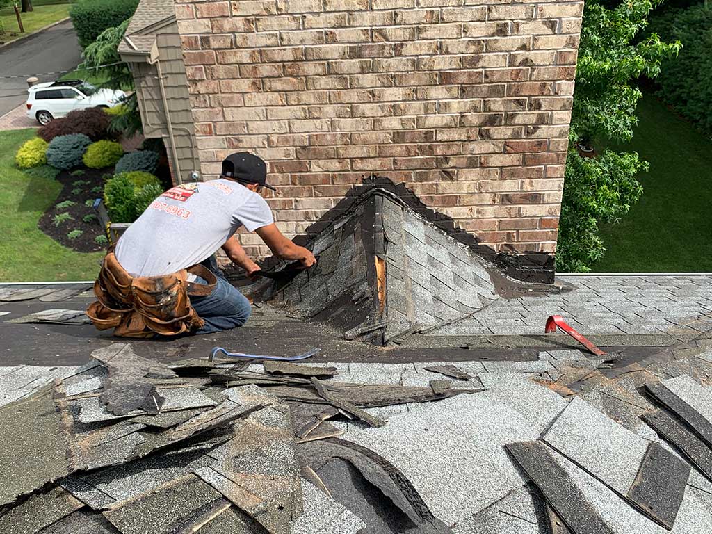 Old aluminum flashing removal services available in Closter, NJ